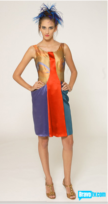Illustration for article titled Project Runway: "What Is More Fantasy Than Peacock Tail?"